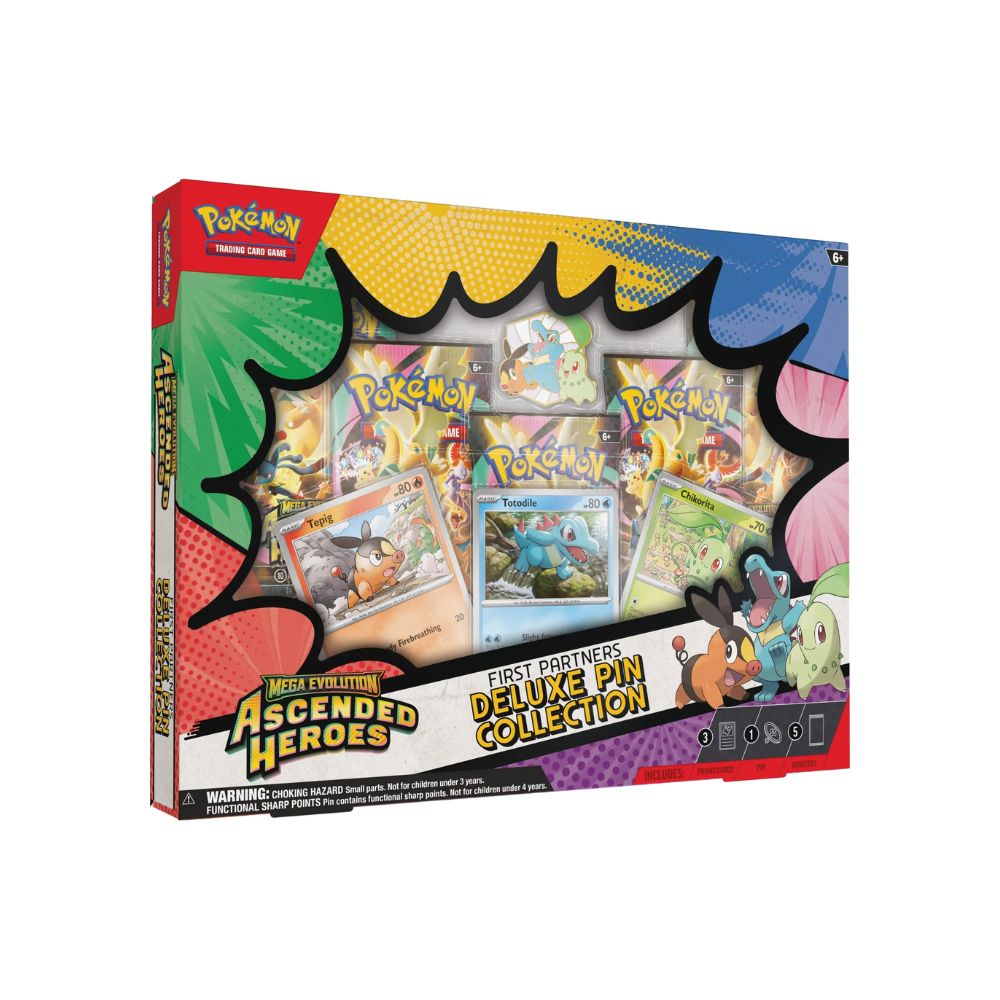 Pokémon TCG: Mega Evolution—Ascended Heroes First Partners Deluxe Pin Collection